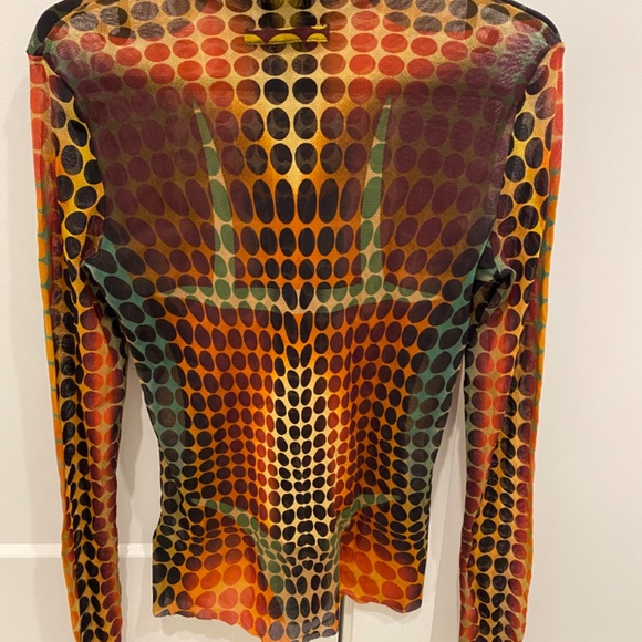 Jean Paul Gauthier polka dot turtleneck - Picture 2 of 4